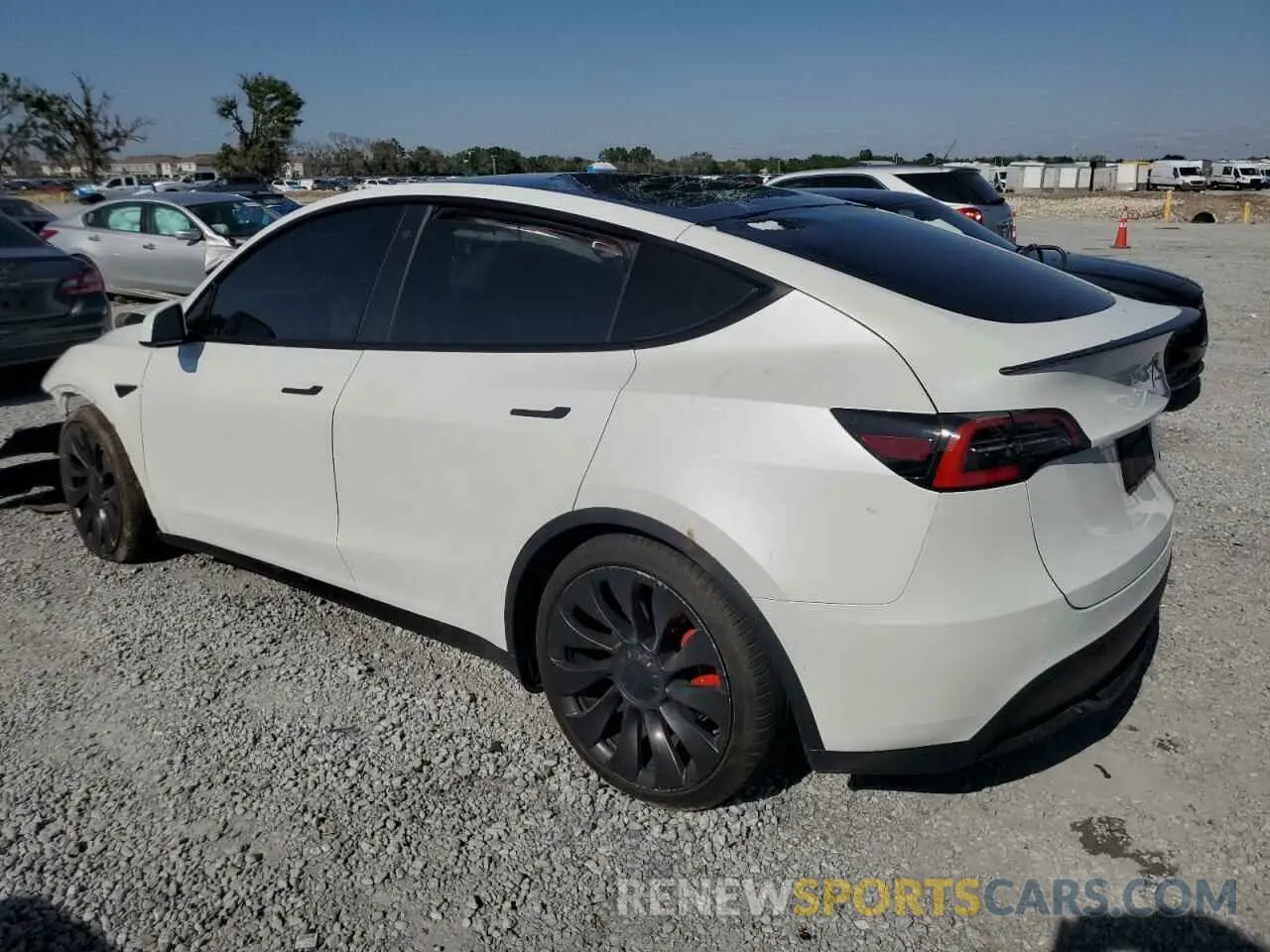 2 Фотография поврежденного автомобиля 5YJYGDEF3LF043238 TESLA MODEL Y 2020