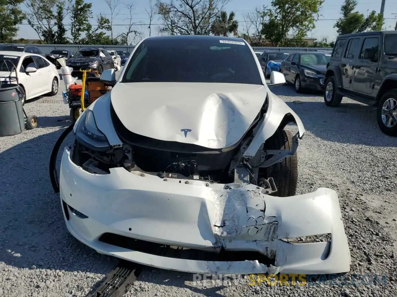 5 Фотография поврежденного автомобиля 5YJYGDEF3LF043238 TESLA MODEL Y 2020