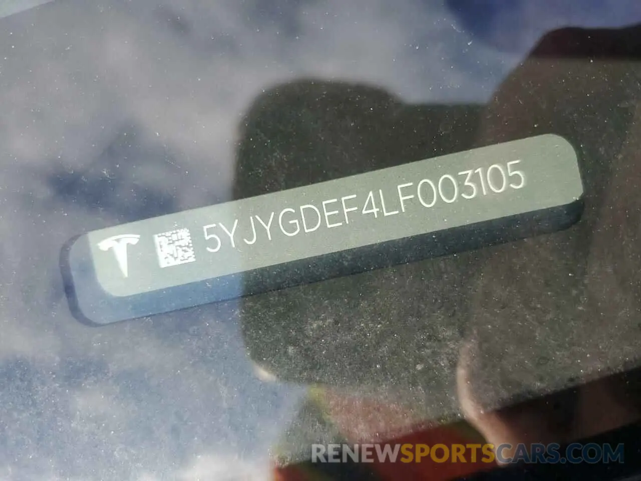 12 Photograph of a damaged car 5YJYGDEF4LF003105 TESLA MODEL Y 2020
