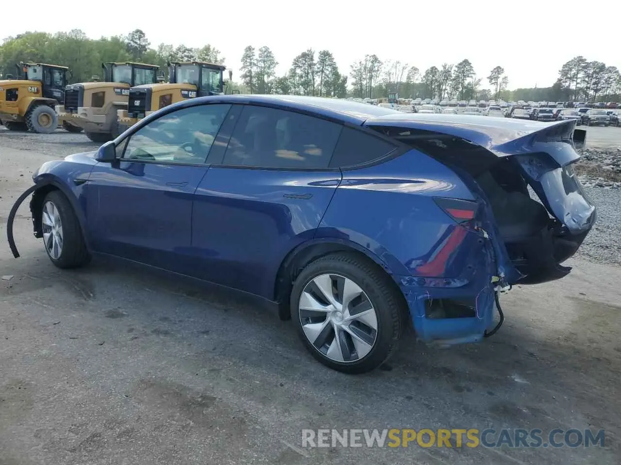 2 Фотография поврежденного автомобиля 5YJYGDEF5LF037702 TESLA MODEL Y 2020