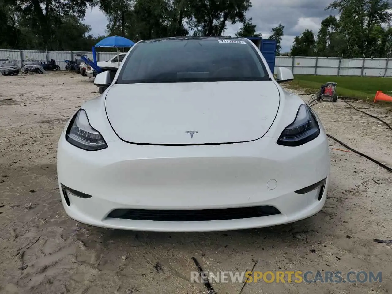 5 Фотография поврежденного автомобиля 5YJYGDEF5LF046822 TESLA MODEL Y 2020