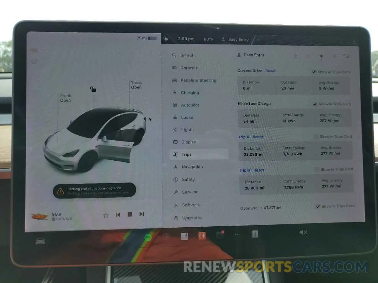9 Фотография поврежденного автомобиля 5YJYGDEF5LF046822 TESLA MODEL Y 2020