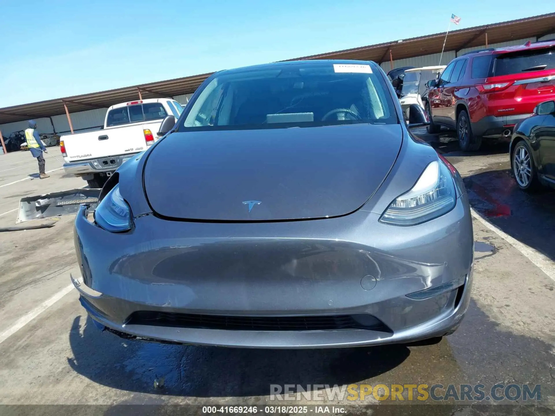 13 Photograph of a damaged car 5YJYGDEF8LF000658 TESLA MODEL Y 2020