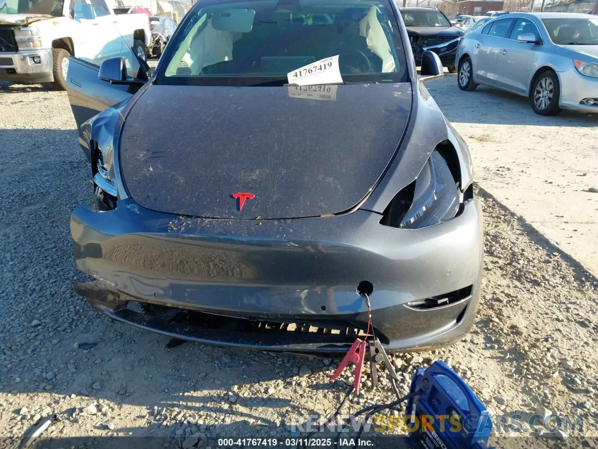12 Photograph of a damaged car 5YJYGDEF8LF001471 TESLA MODEL Y 2020