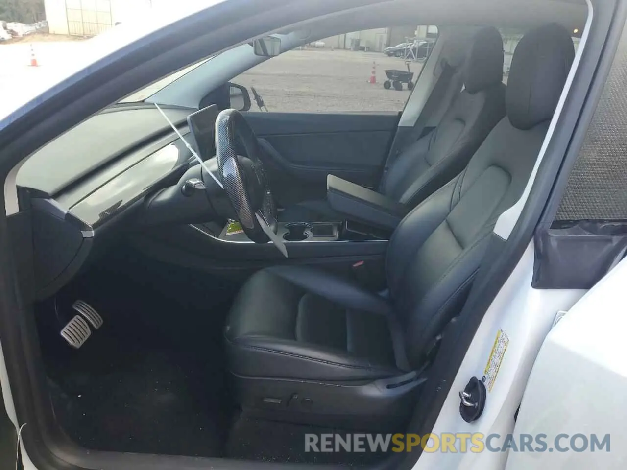 7 Photograph of a damaged car 5YJYGDEF8LF039587 TESLA MODEL Y 2020
