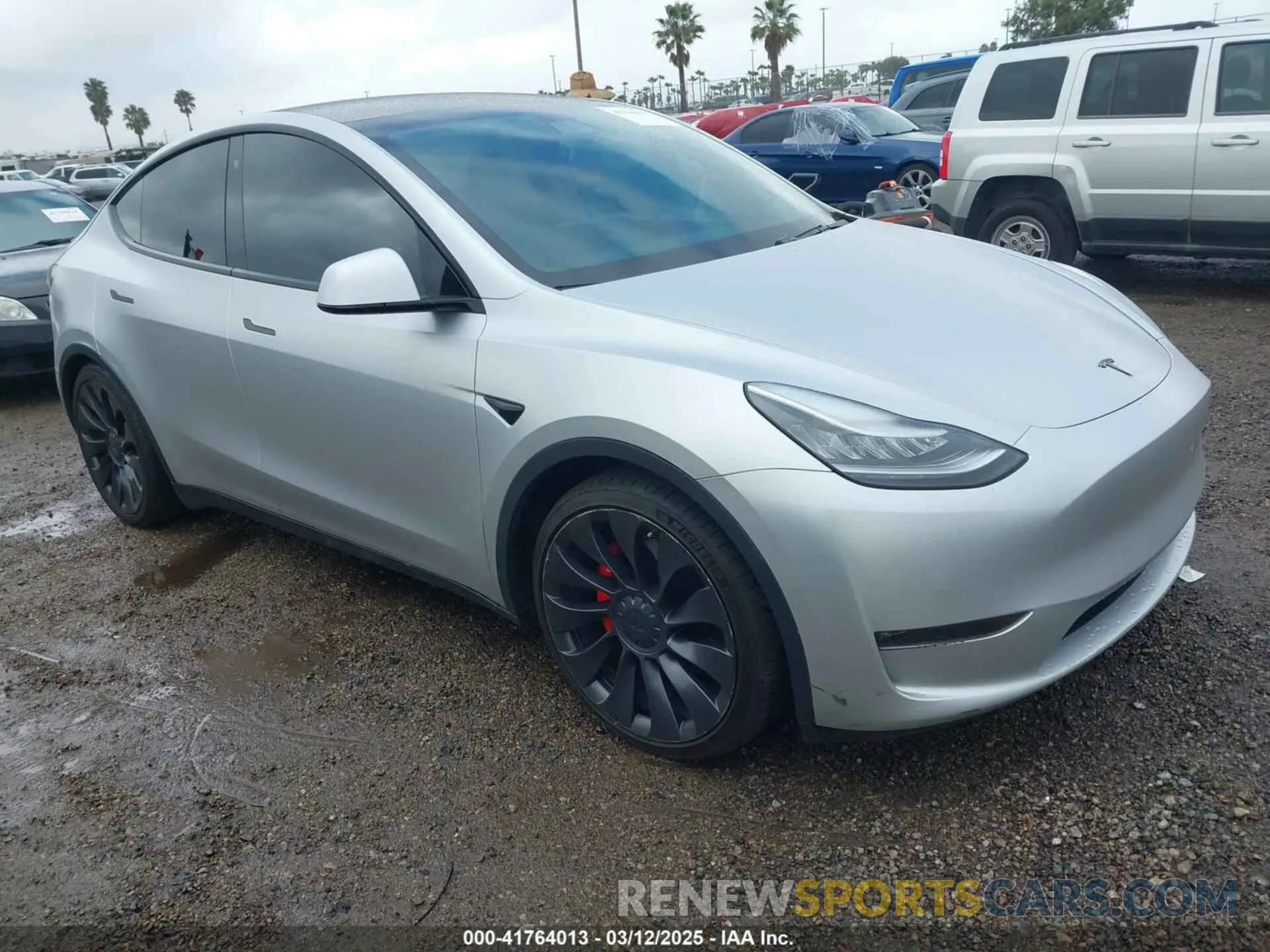 1 Фотография поврежденного автомобиля 5YJYGDEF9LF038500 TESLA MODEL Y 2020