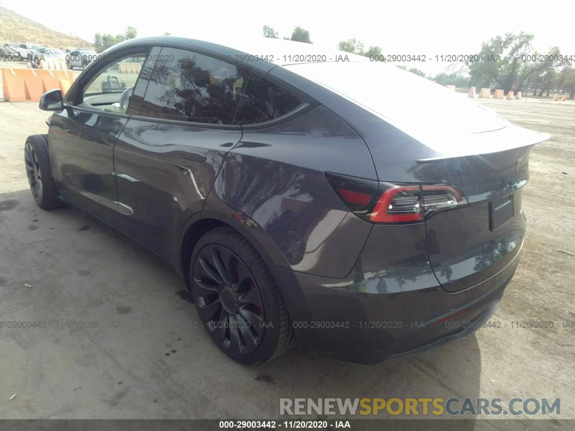 3 Photograph of a damaged car 5YJYGDEF9LF038559 TESLA MODEL Y 2020