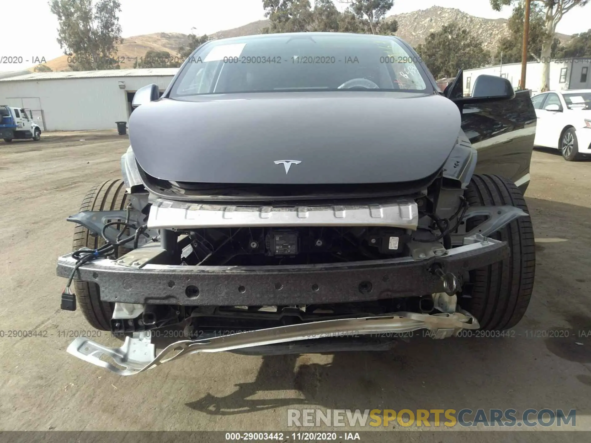 6 Photograph of a damaged car 5YJYGDEF9LF038559 TESLA MODEL Y 2020