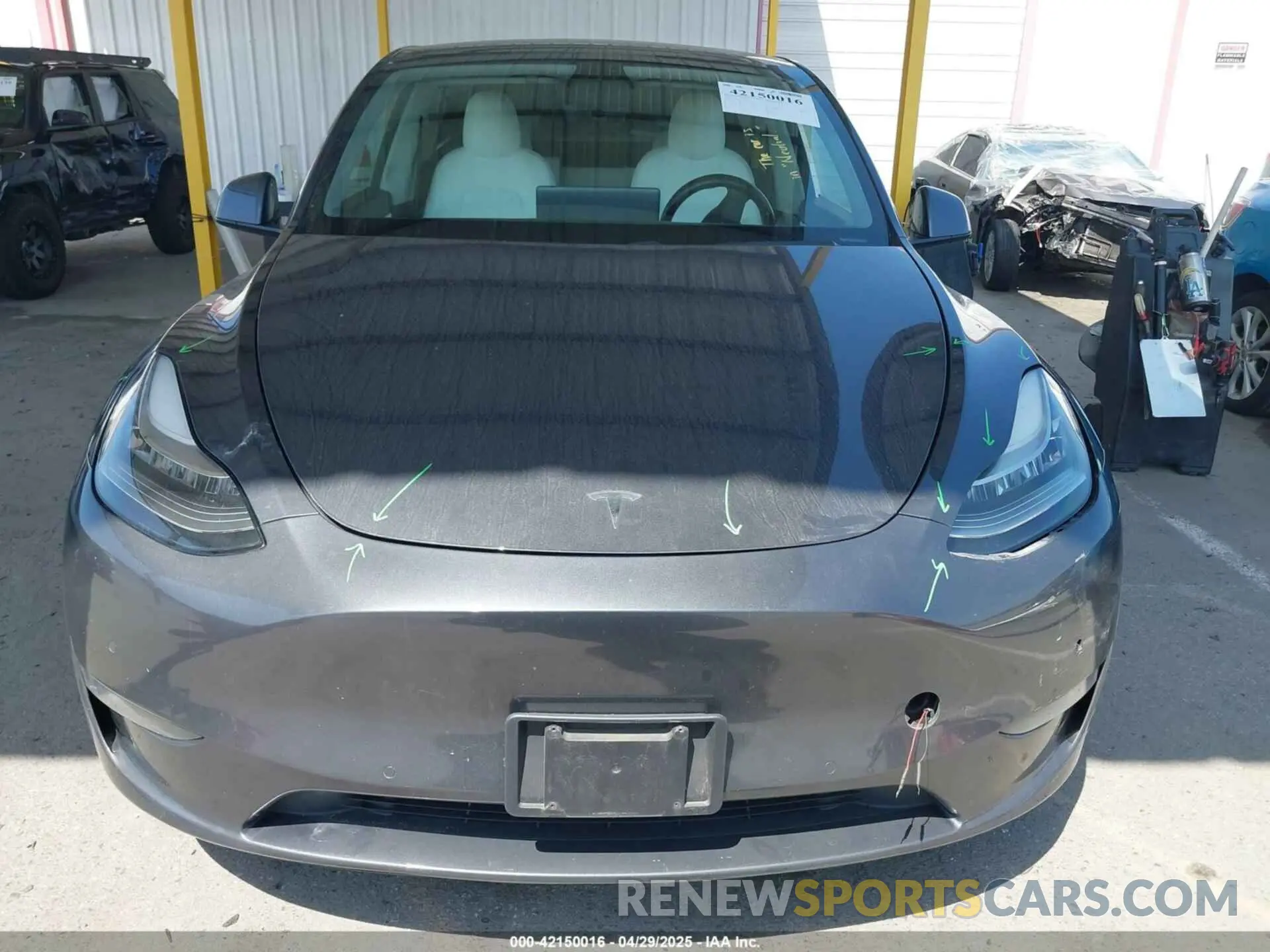 11 Фотография поврежденного автомобиля 5YJYGDEFXLF058707 TESLA MODEL Y 2020