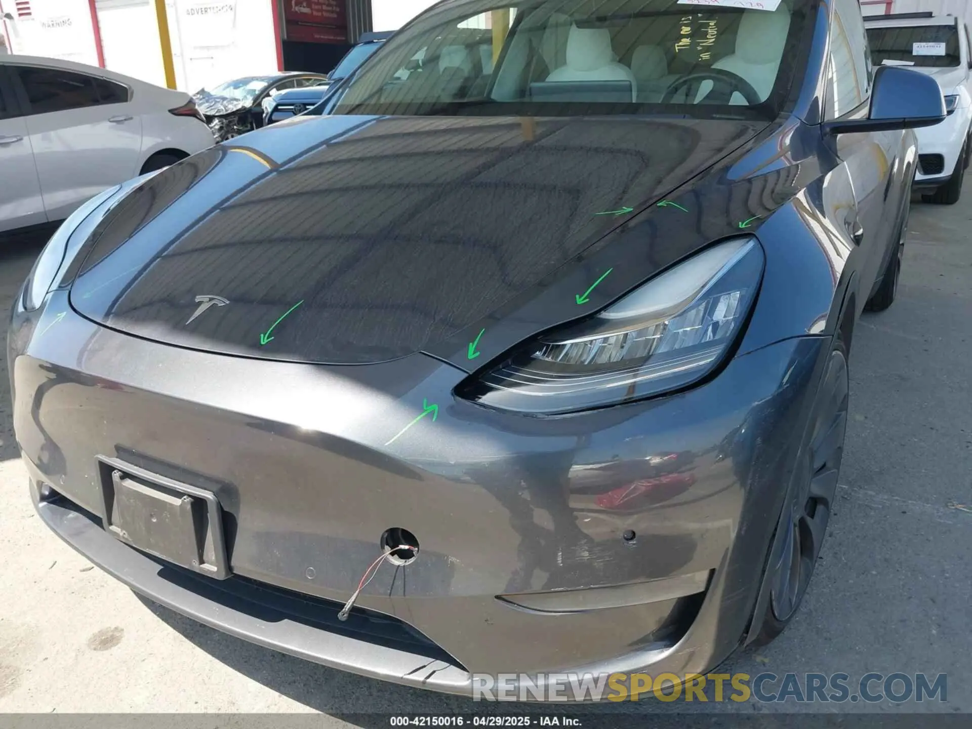 6 Фотография поврежденного автомобиля 5YJYGDEFXLF058707 TESLA MODEL Y 2020