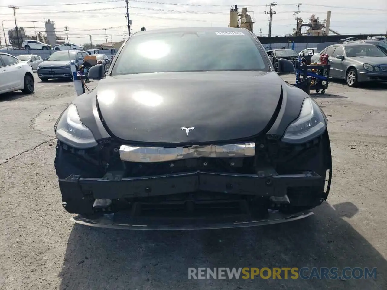 5 Фотография поврежденного автомобиля 5YJYGAEE0MF203308 TESLA MODEL Y 2021