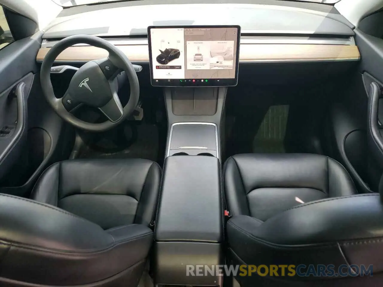 8 Фотография поврежденного автомобиля 5YJYGAEE0MF203308 TESLA MODEL Y 2021