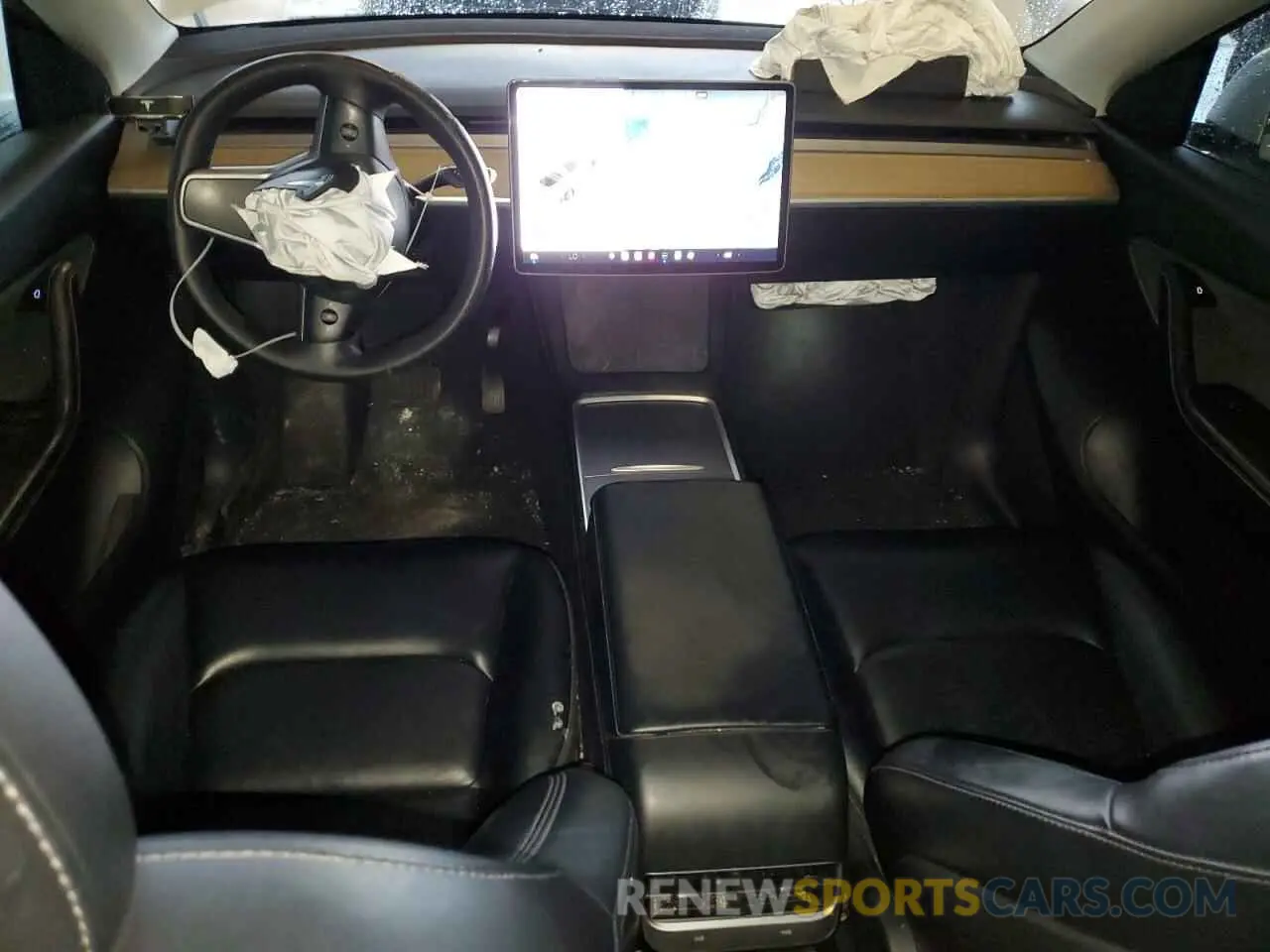 8 Photograph of a damaged car 5YJYGAEE0MF223185 TESLA MODEL Y 2021