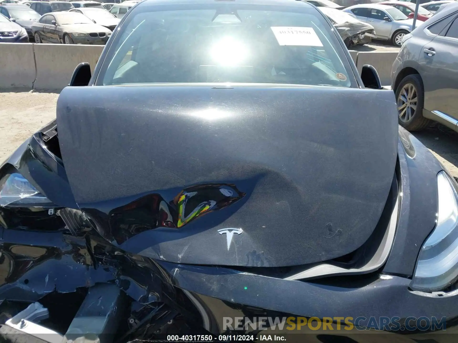 10 Фотография поврежденного автомобиля 5YJYGAEE0MF299487 TESLA MODEL Y 2021