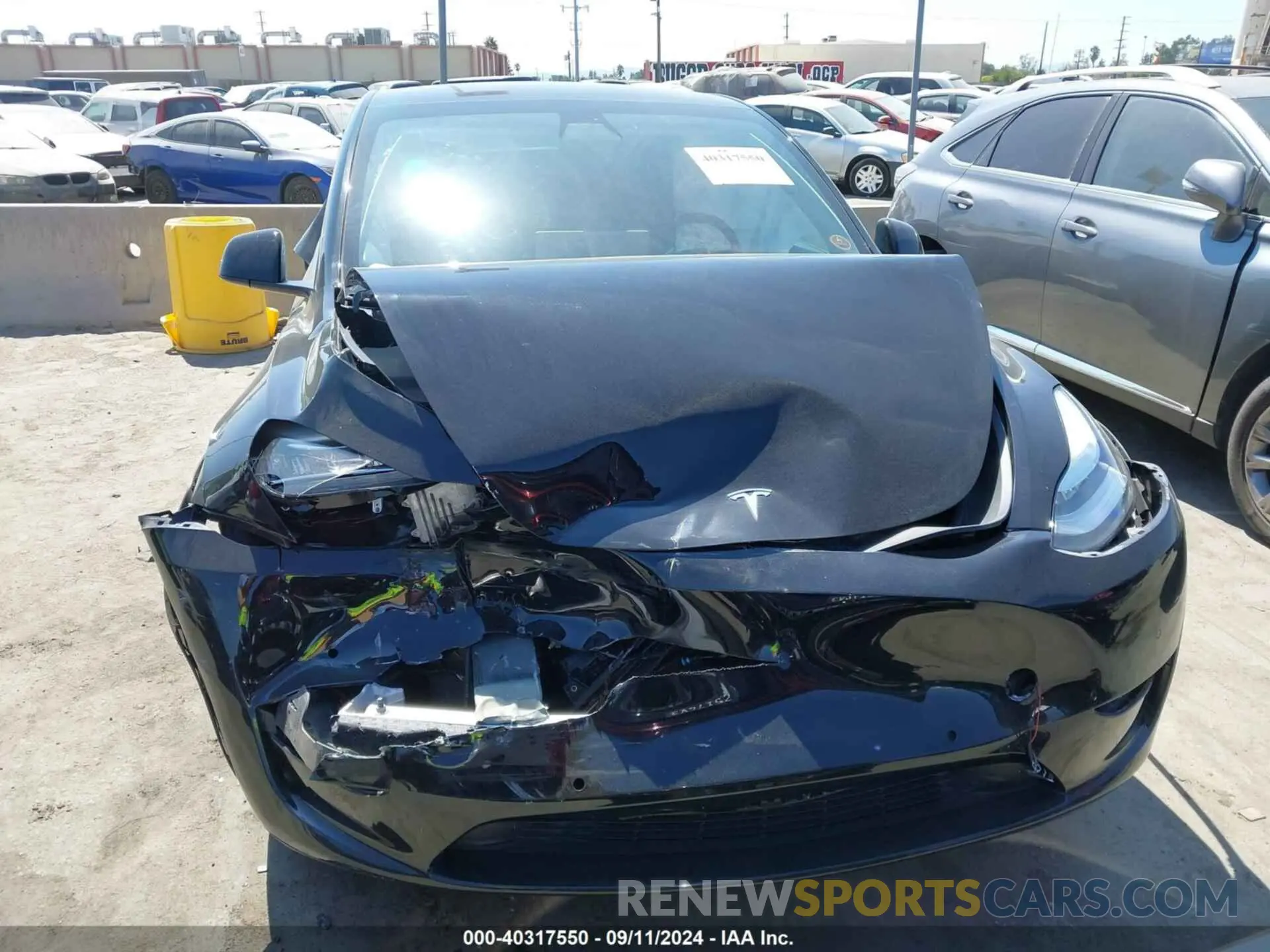 12 Фотография поврежденного автомобиля 5YJYGAEE0MF299487 TESLA MODEL Y 2021