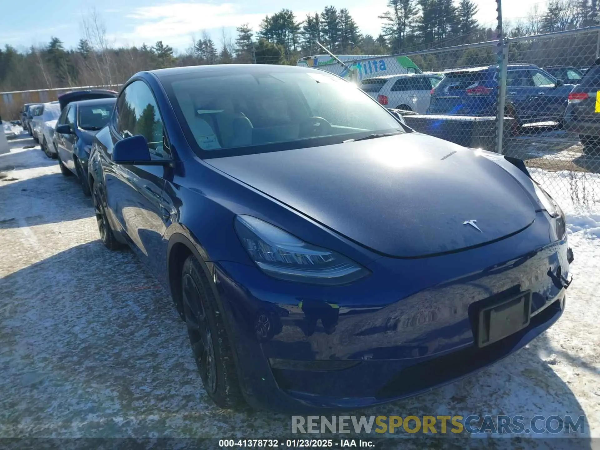 1 Photograph of a damaged car 5YJYGAEE1MF144432 TESLA MODEL Y 2021