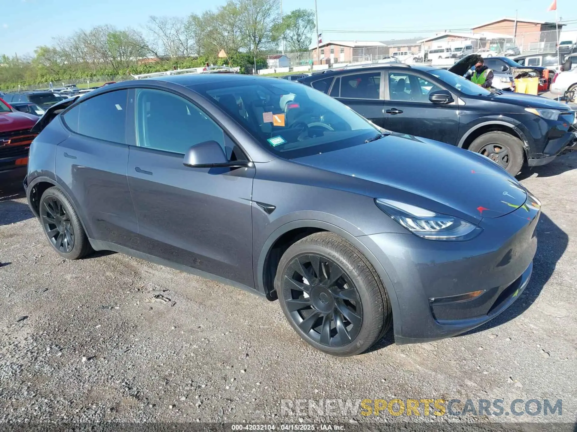 1 Фотография поврежденного автомобиля 5YJYGAEE1MF149887 TESLA MODEL Y 2021