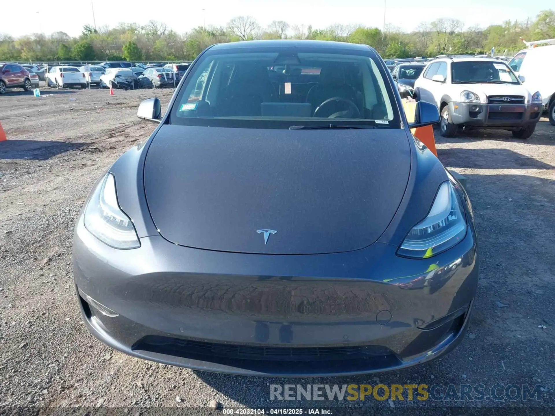 11 Фотография поврежденного автомобиля 5YJYGAEE1MF149887 TESLA MODEL Y 2021