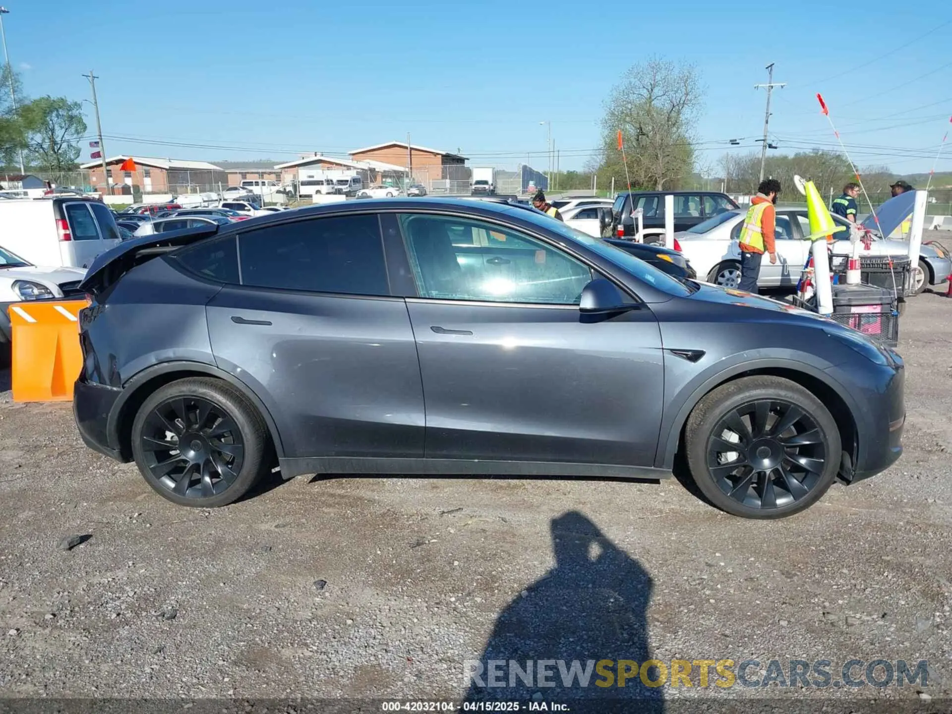 12 Фотография поврежденного автомобиля 5YJYGAEE1MF149887 TESLA MODEL Y 2021