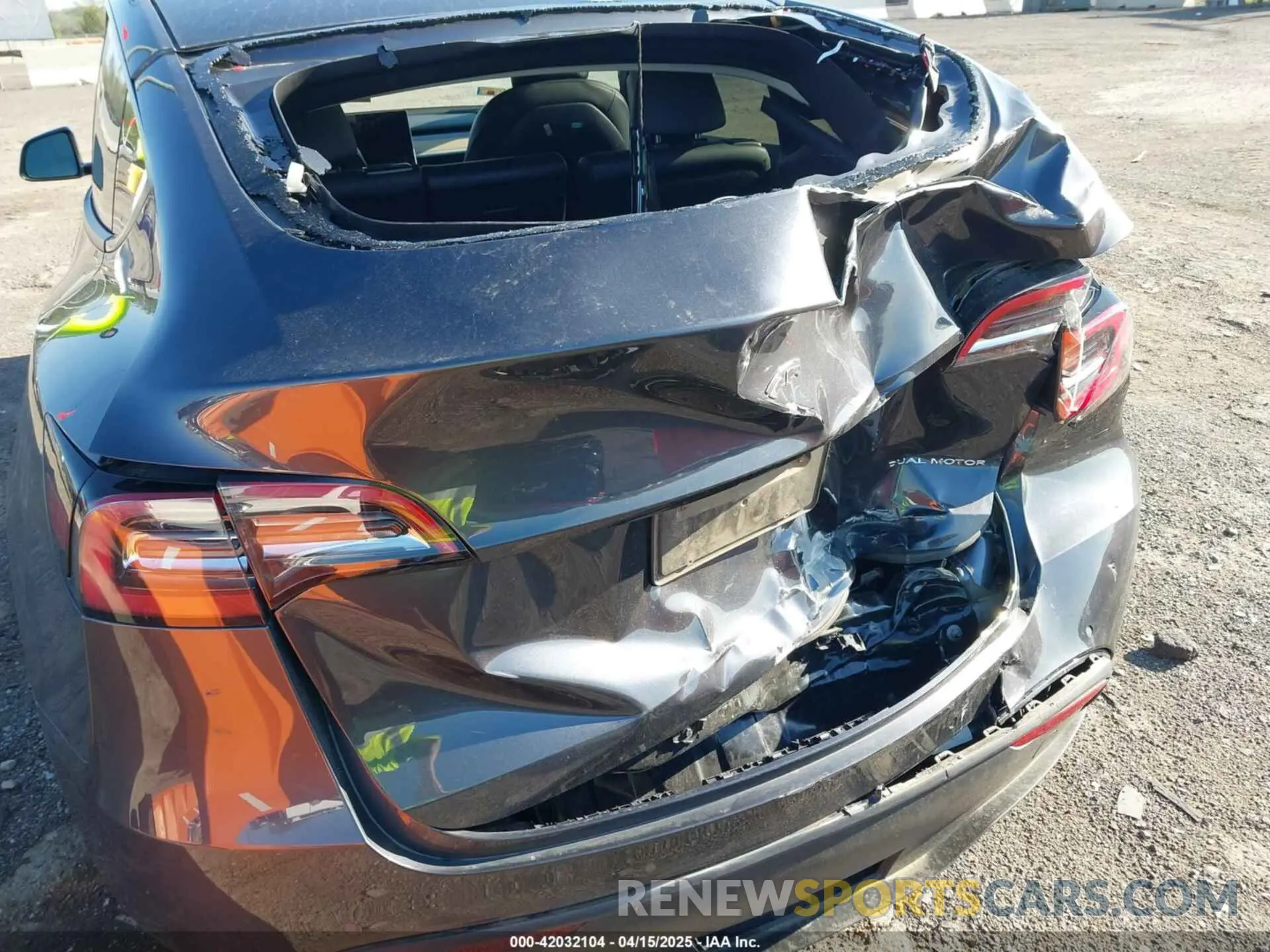 6 Фотография поврежденного автомобиля 5YJYGAEE1MF149887 TESLA MODEL Y 2021