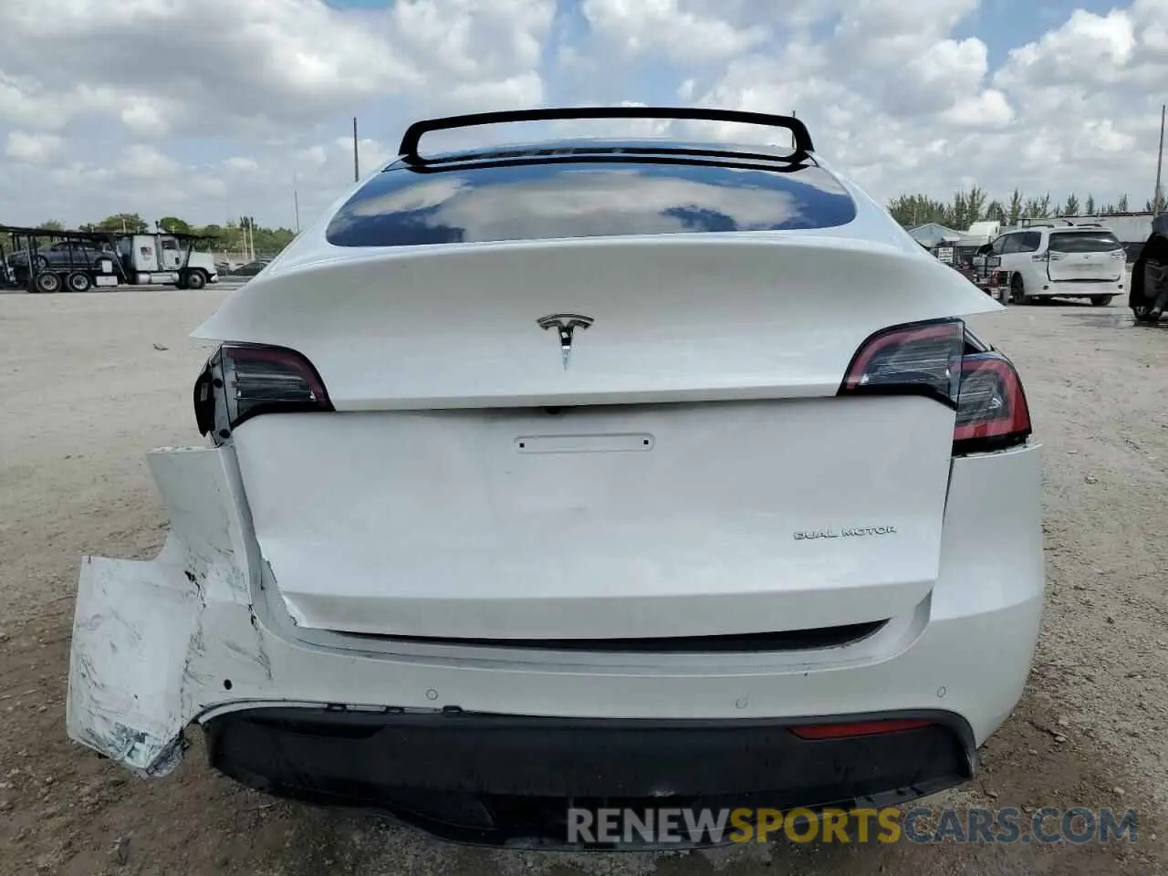 6 Фотография поврежденного автомобиля 5YJYGAEE1MF186602 TESLA MODEL Y 2021