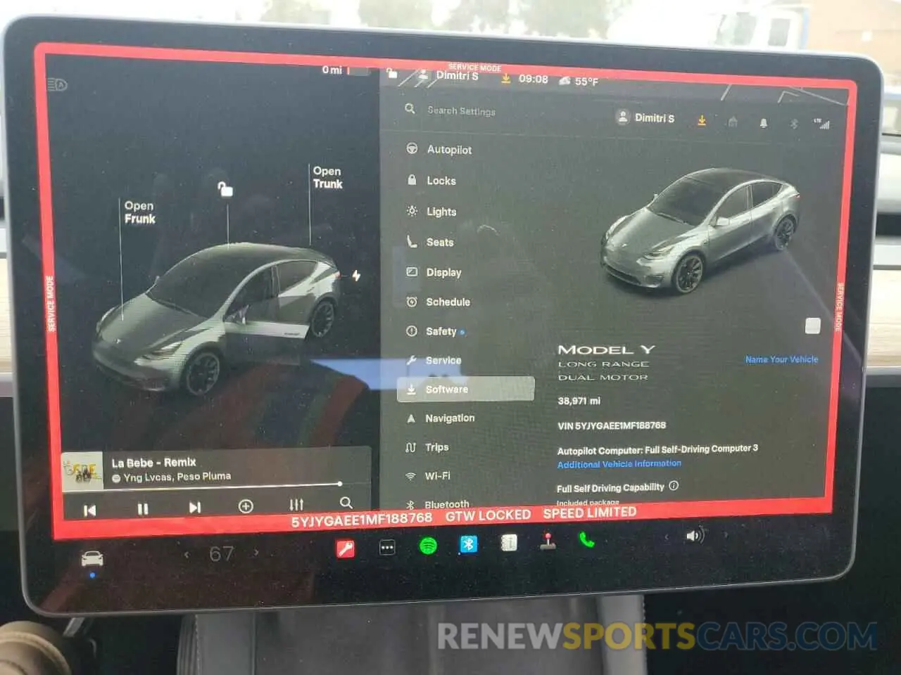 9 Photograph of a damaged car 5YJYGAEE1MF188768 TESLA MODEL Y 2021