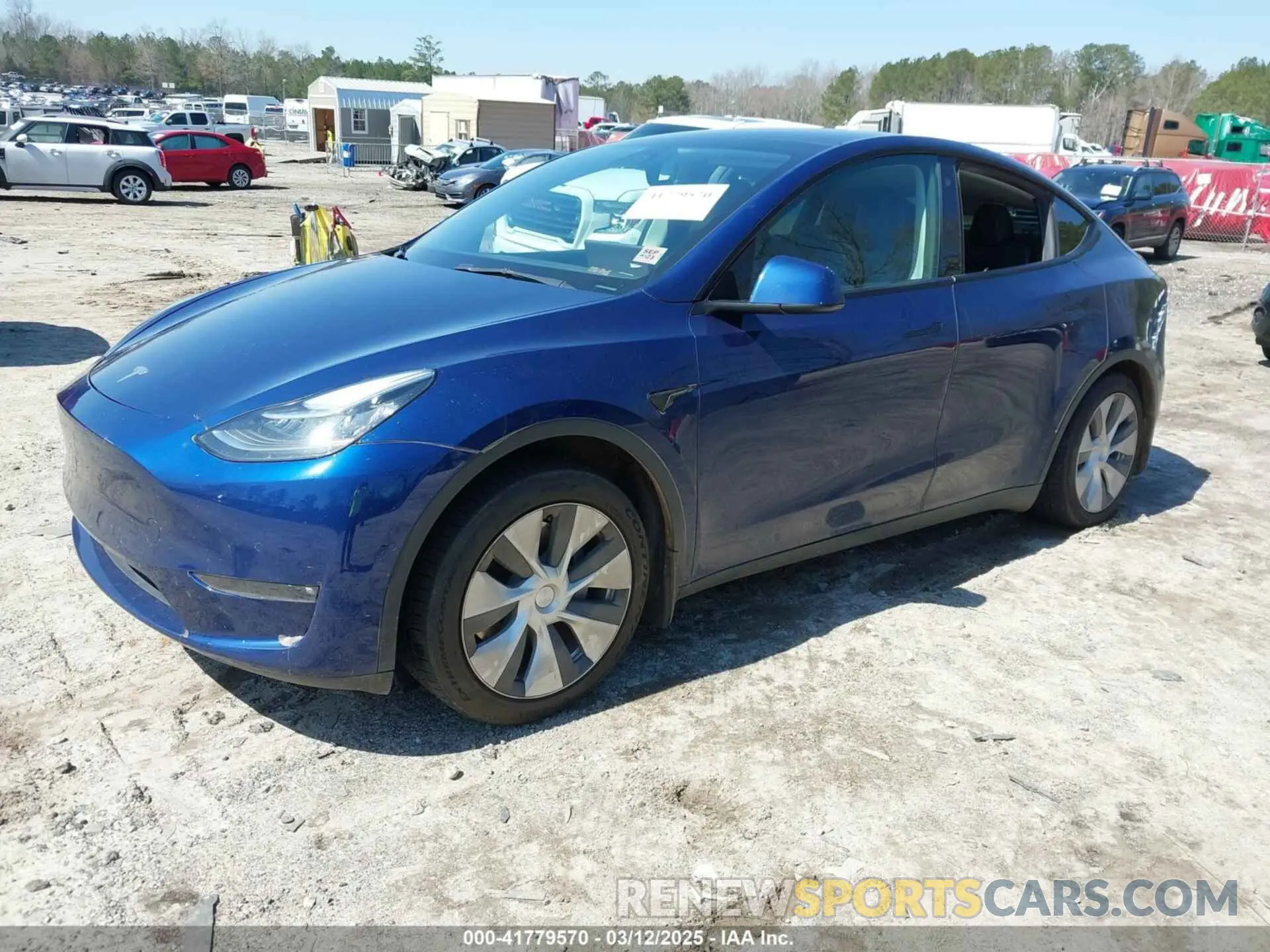 2 Photograph of a damaged car 5YJYGAEE1MF207948 TESLA MODEL Y 2021