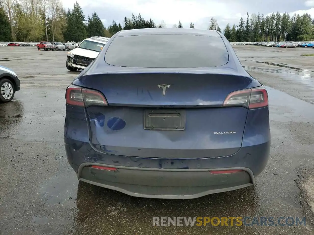 6 Photograph of a damaged car 5YJYGAEE2MF207442 TESLA MODEL Y 2021