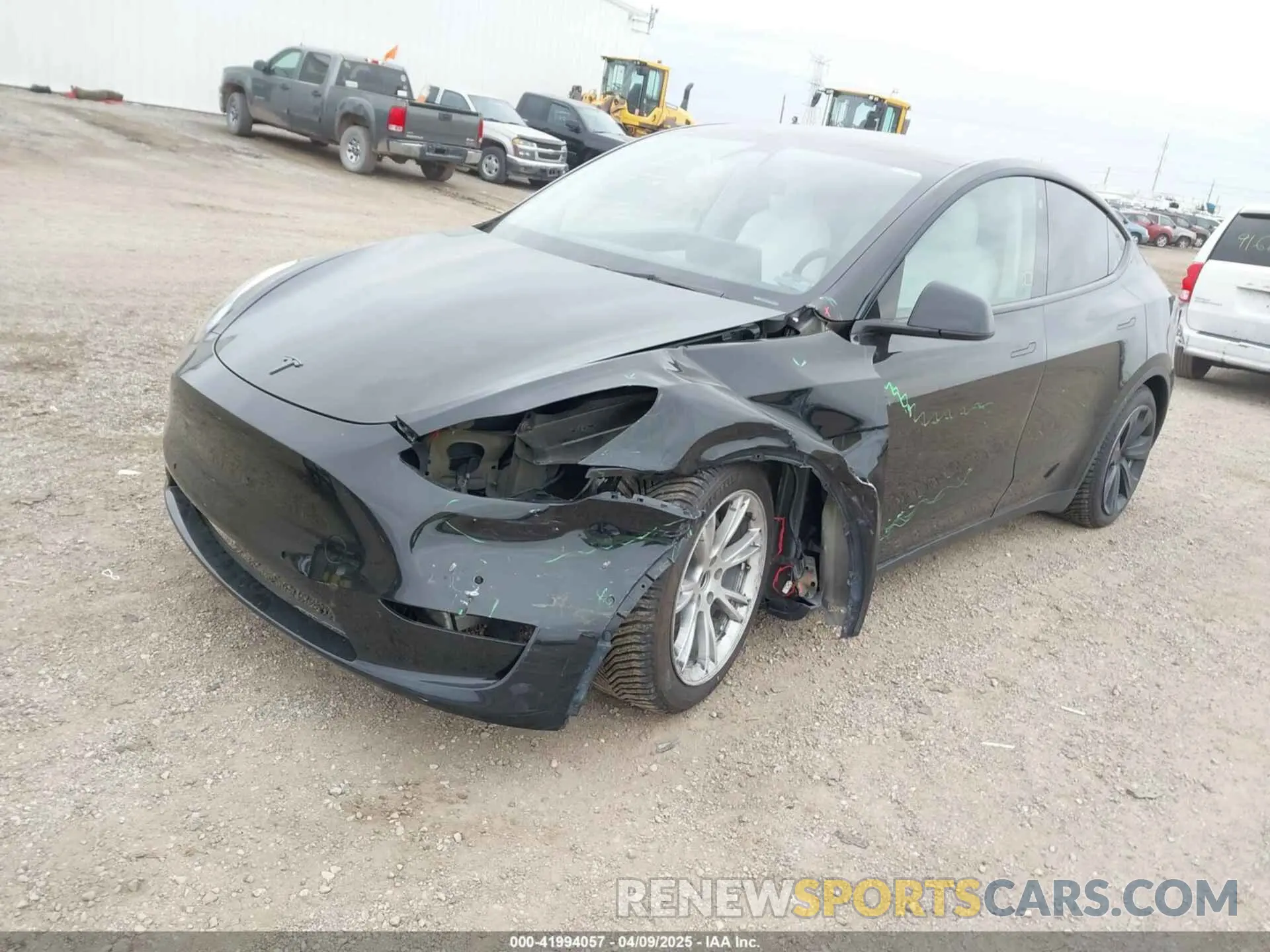 2 Фотография поврежденного автомобиля 5YJYGAEE2MF228632 TESLA MODEL Y 2021