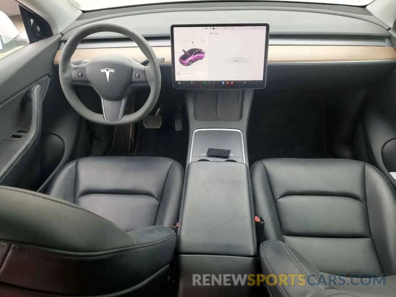 8 Photograph of a damaged car 5YJYGAEE2MF232695 TESLA MODEL Y 2021