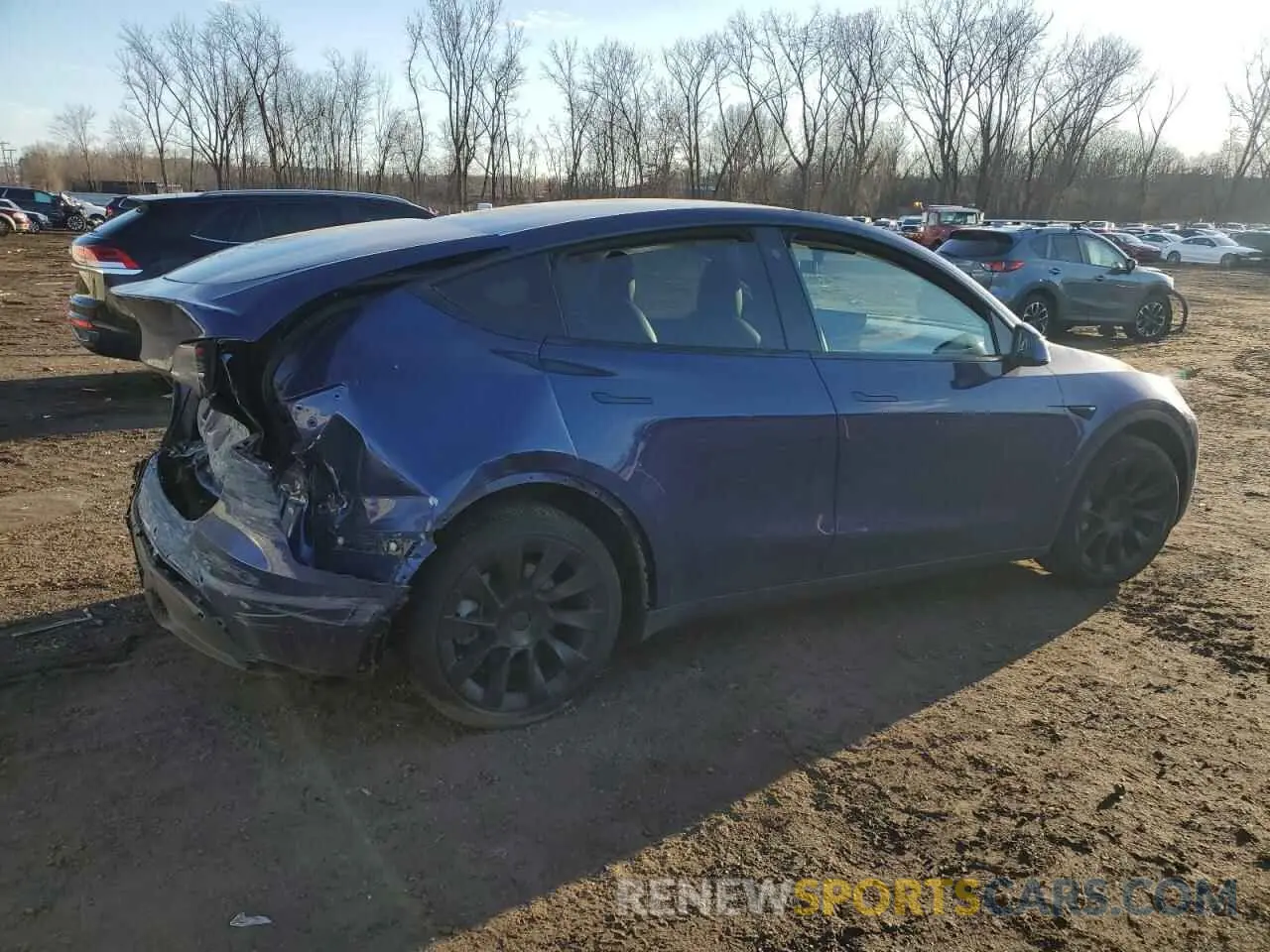 3 Фотография поврежденного автомобиля 5YJYGAEE2MF262571 TESLA MODEL Y 2021