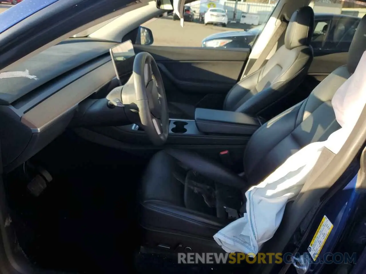 7 Фотография поврежденного автомобиля 5YJYGAEE2MF262571 TESLA MODEL Y 2021