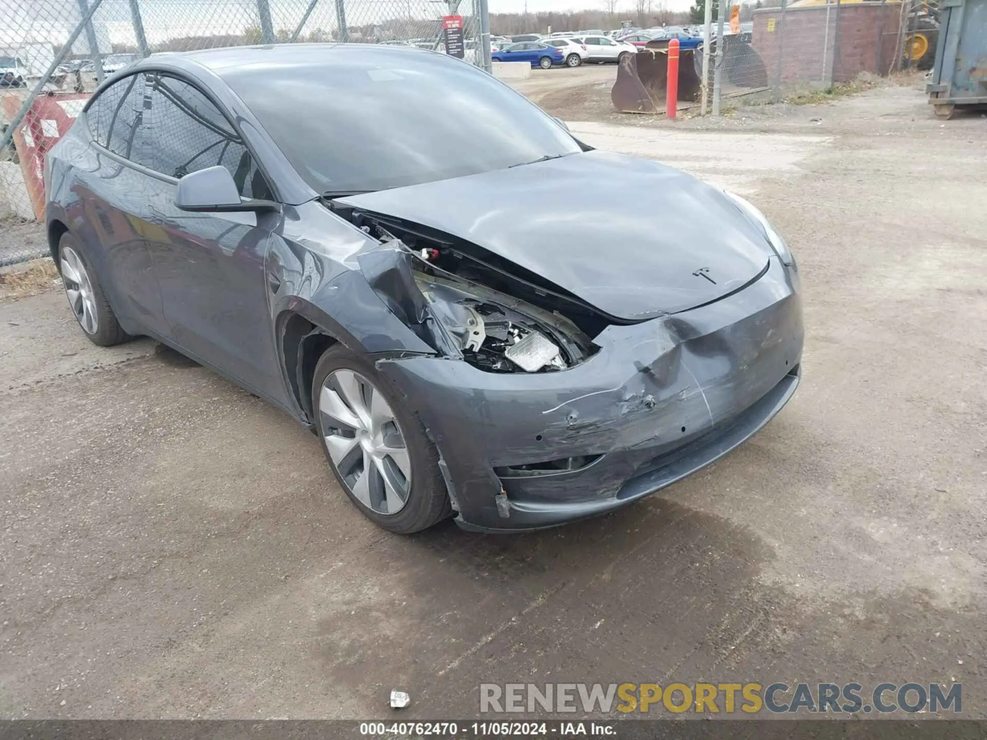 1 Photograph of a damaged car 5YJYGAEE2MF299930 TESLA MODEL Y 2021
