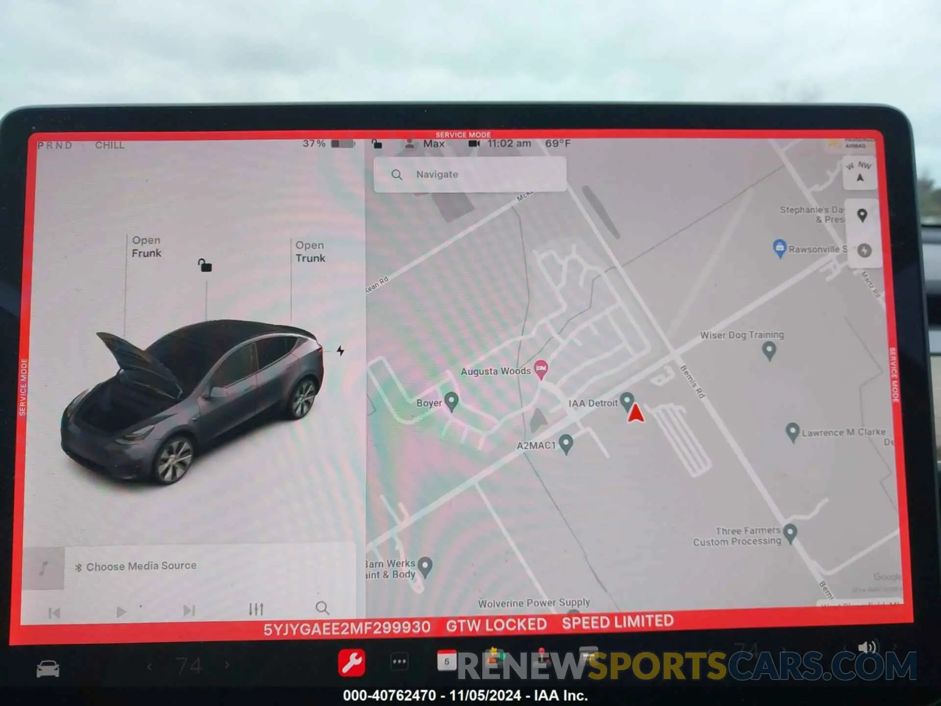 17 Photograph of a damaged car 5YJYGAEE2MF299930 TESLA MODEL Y 2021