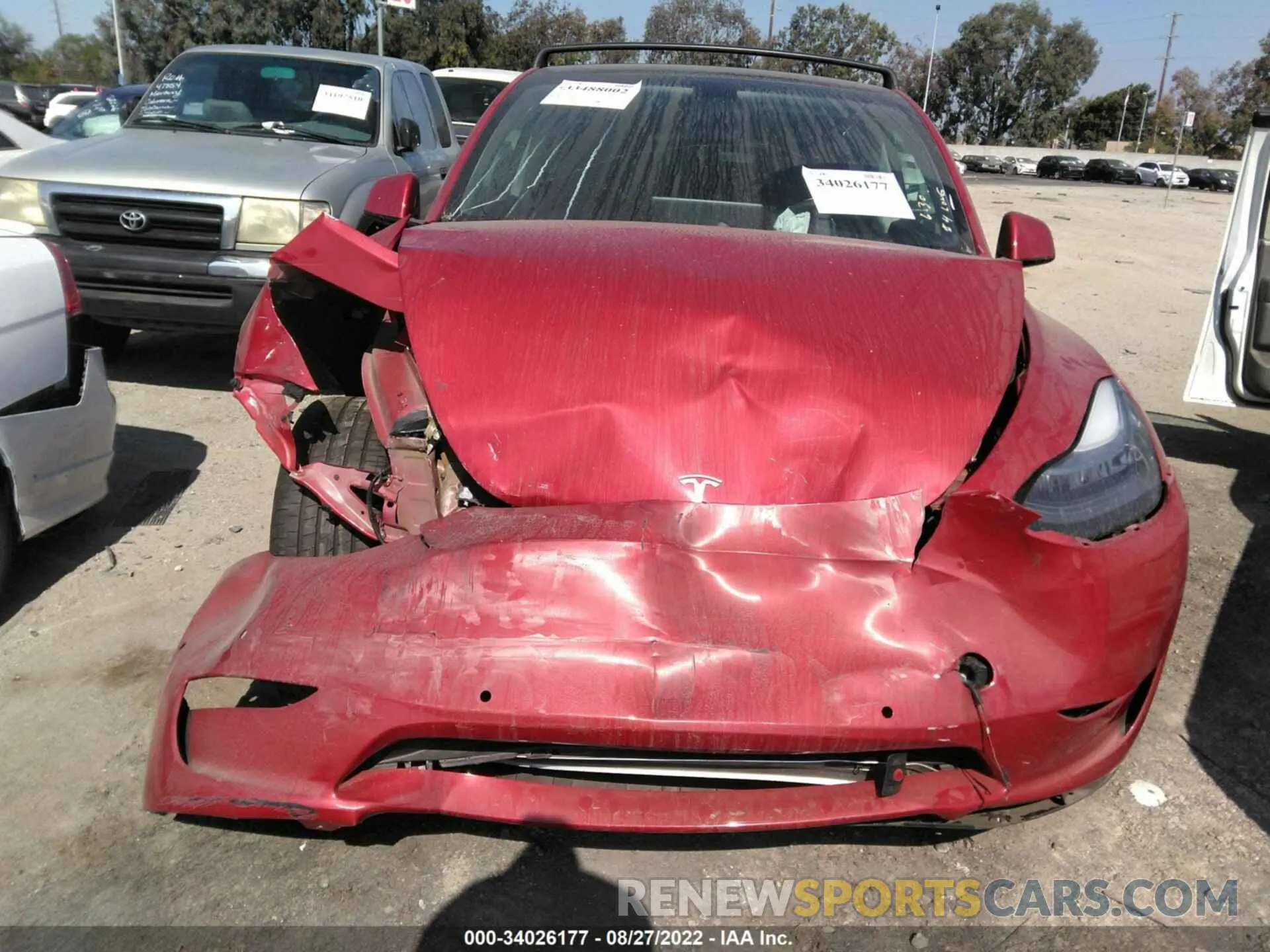 6 Photograph of a damaged car 5YJYGAEE3MF179974 TESLA MODEL Y 2021