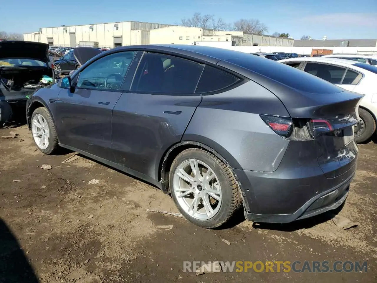 2 Фотография поврежденного автомобиля 5YJYGAEE3MF185533 TESLA MODEL Y 2021