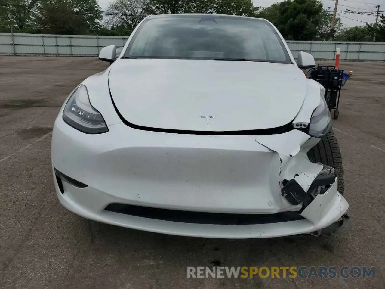 5 Фотография поврежденного автомобиля 5YJYGAEE3MF188366 TESLA MODEL Y 2021