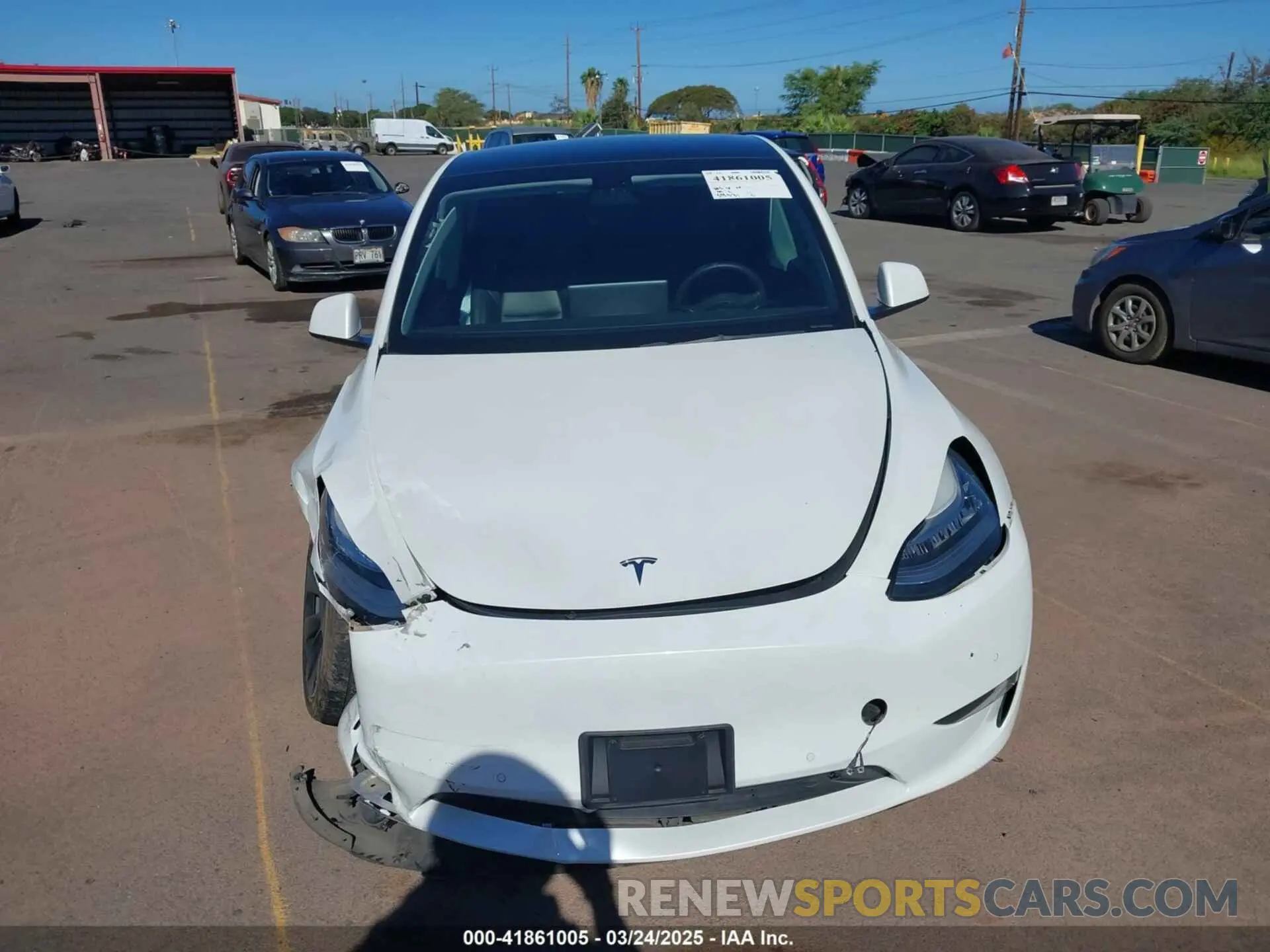 12 Фотография поврежденного автомобиля 5YJYGAEE3MF194197 TESLA MODEL Y 2021