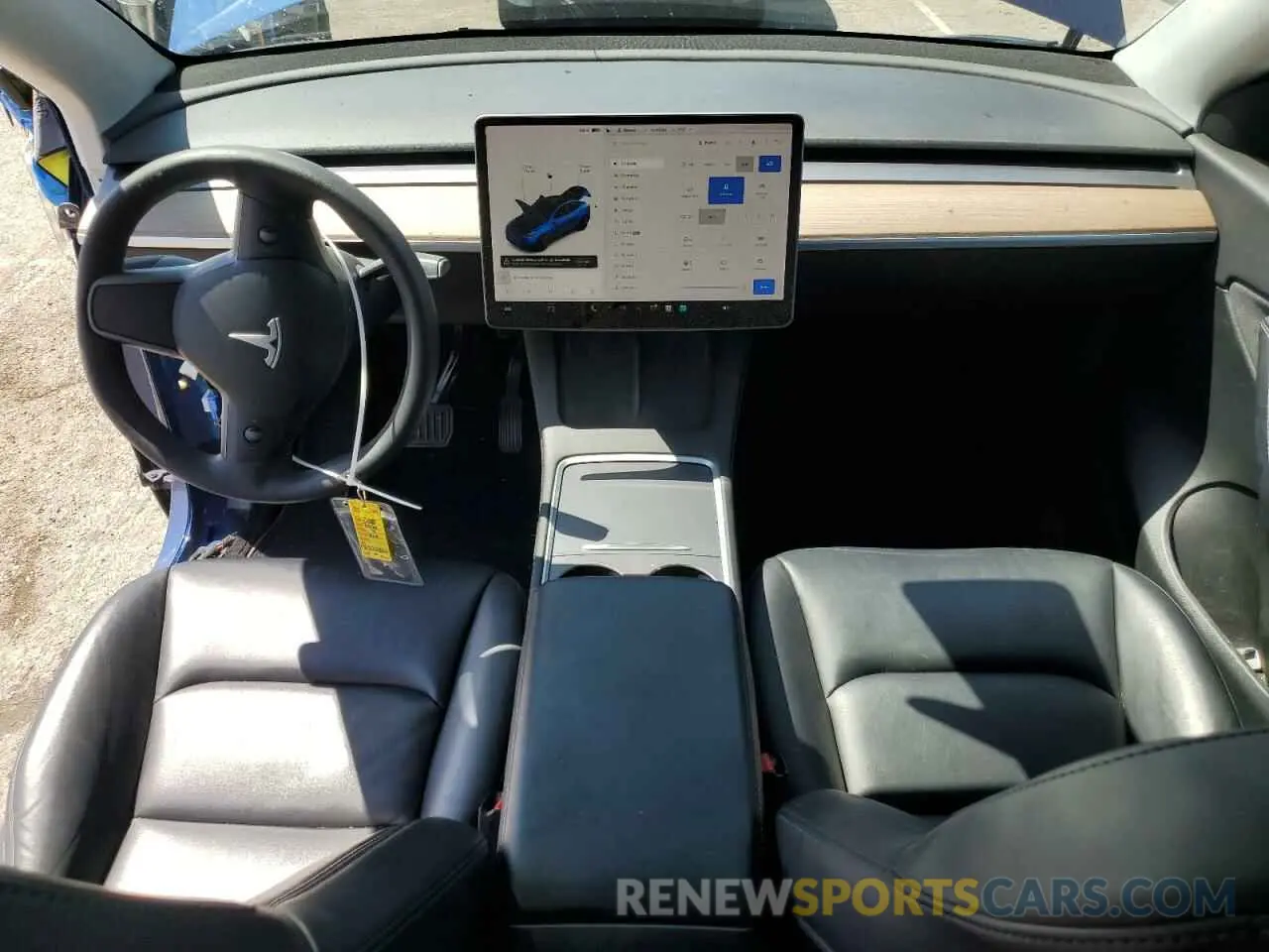 8 Фотография поврежденного автомобиля 5YJYGAEE3MF223021 TESLA MODEL Y 2021