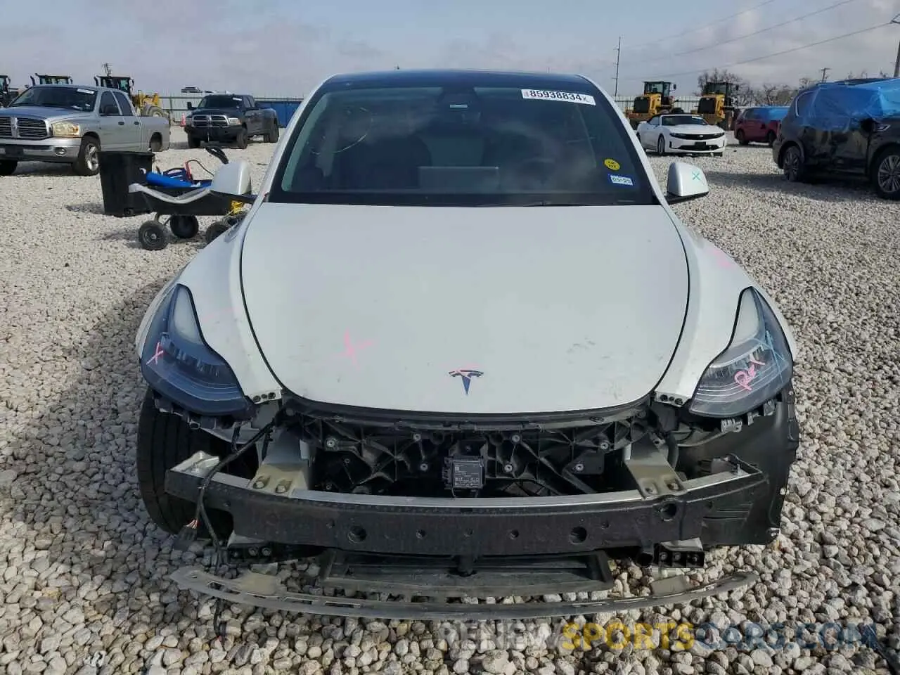 5 Фотография поврежденного автомобиля 5YJYGAEE4MF150046 TESLA MODEL Y 2021