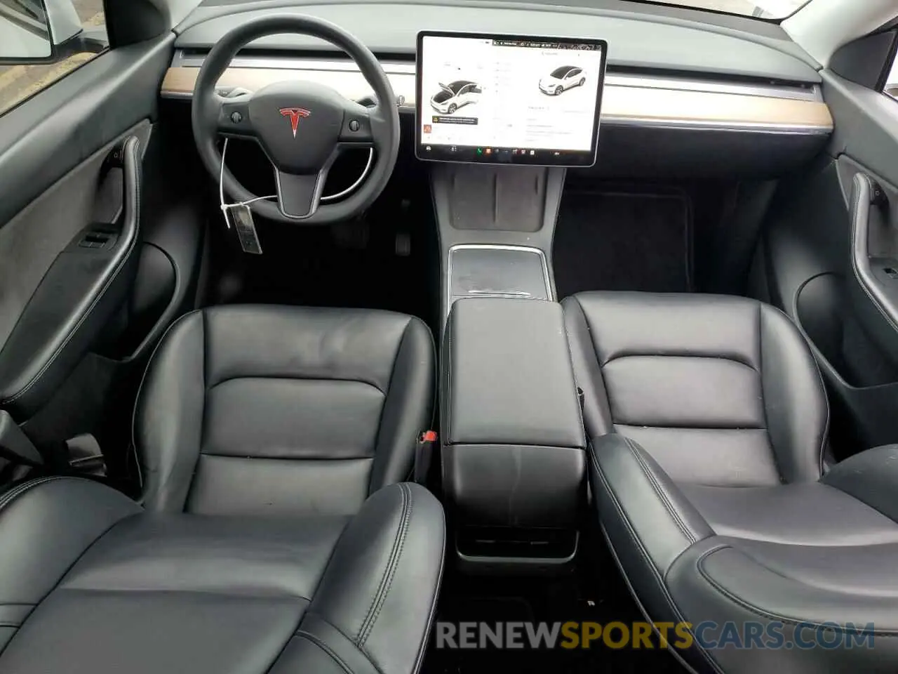 8 Photograph of a damaged car 5YJYGAEE4MF297743 TESLA MODEL Y 2021