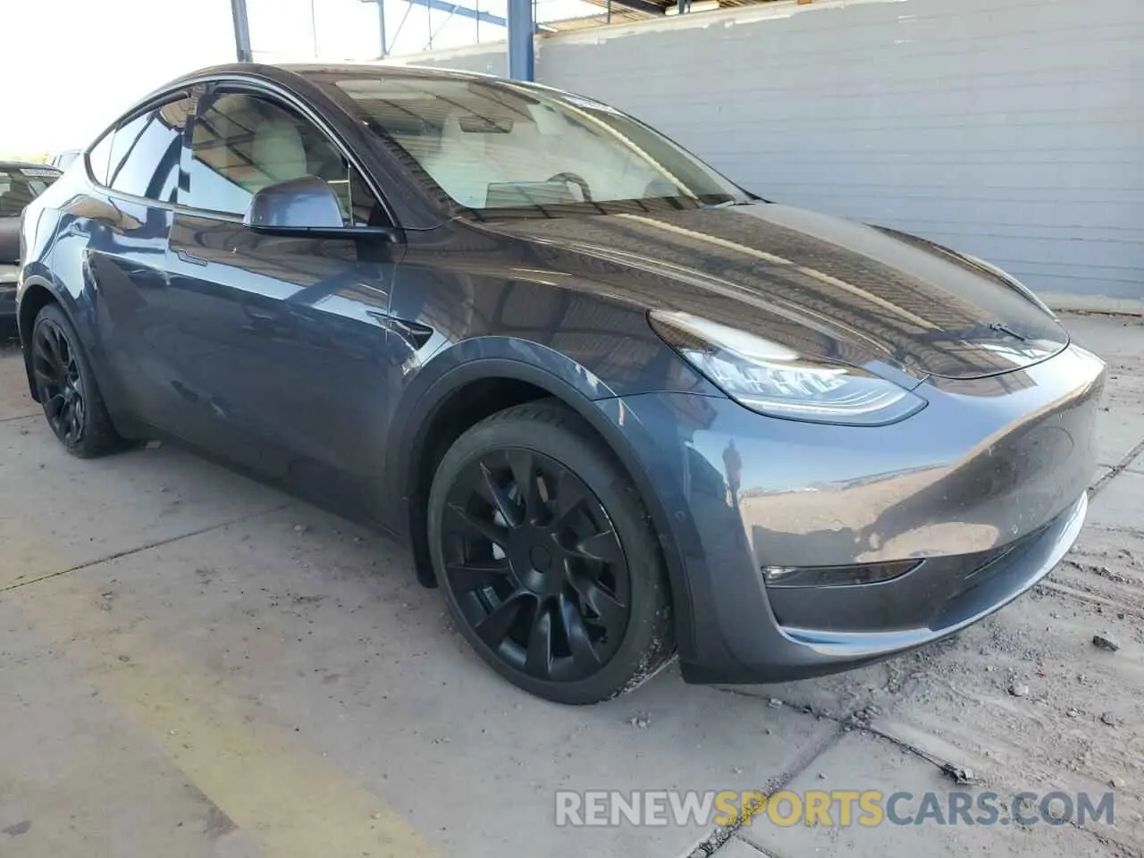 4 Фотография поврежденного автомобиля 5YJYGAEE5MF195156 TESLA MODEL Y 2021