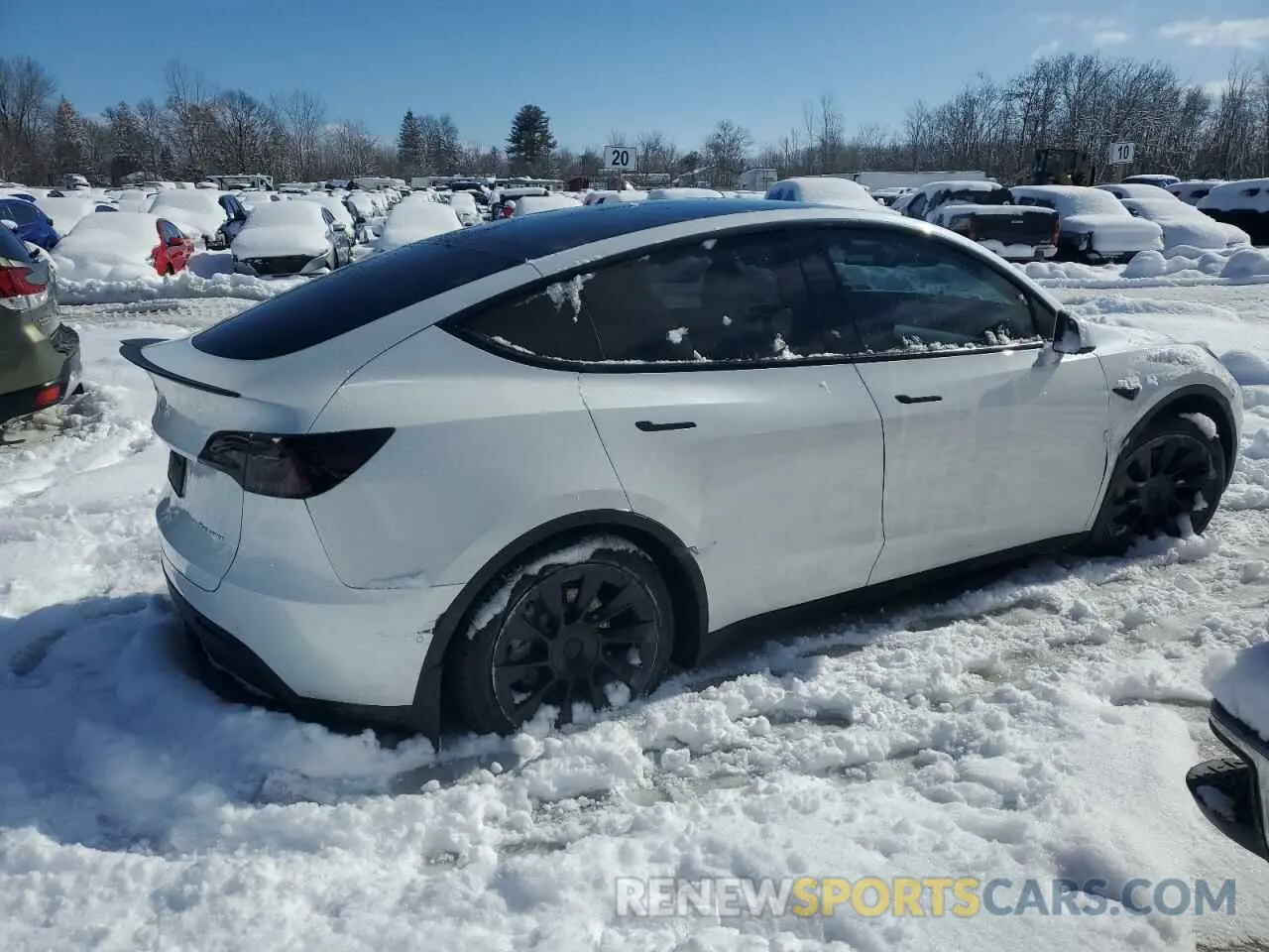 3 Фотография поврежденного автомобиля 5YJYGAEE5MF227877 TESLA MODEL Y 2021