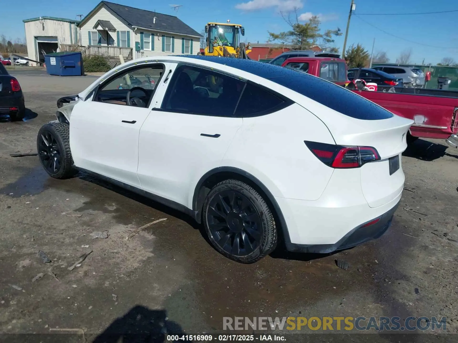 3 Photograph of a damaged car 5YJYGAEE6MF196610 TESLA MODEL Y 2021