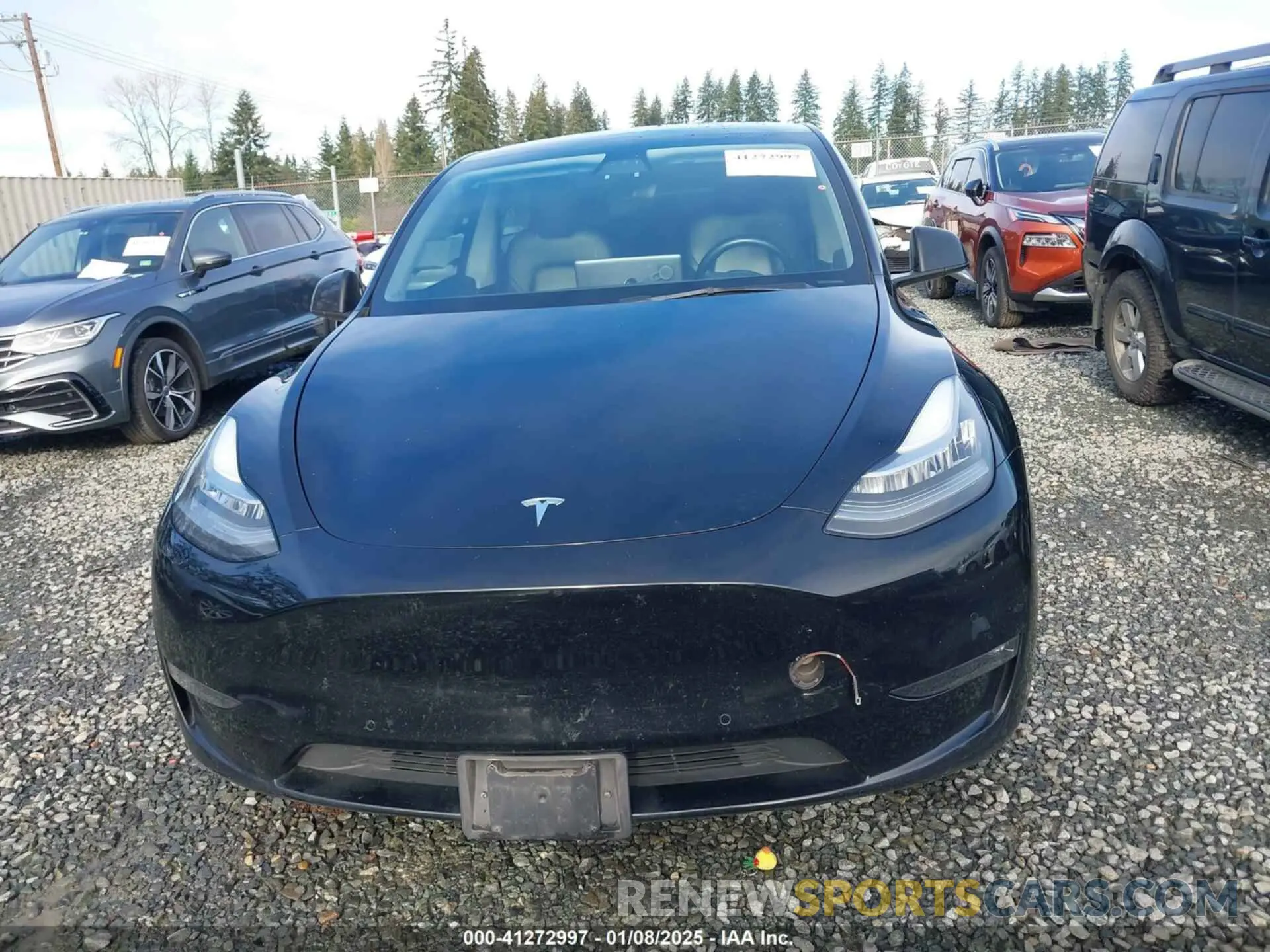 13 Фотография поврежденного автомобиля 5YJYGAEE6MF200557 TESLA MODEL Y 2021