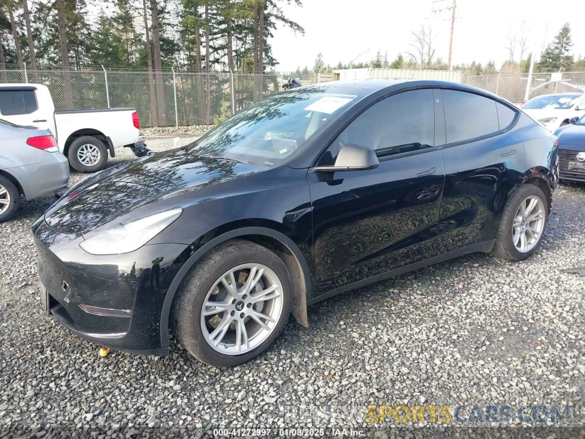 2 Фотография поврежденного автомобиля 5YJYGAEE6MF200557 TESLA MODEL Y 2021