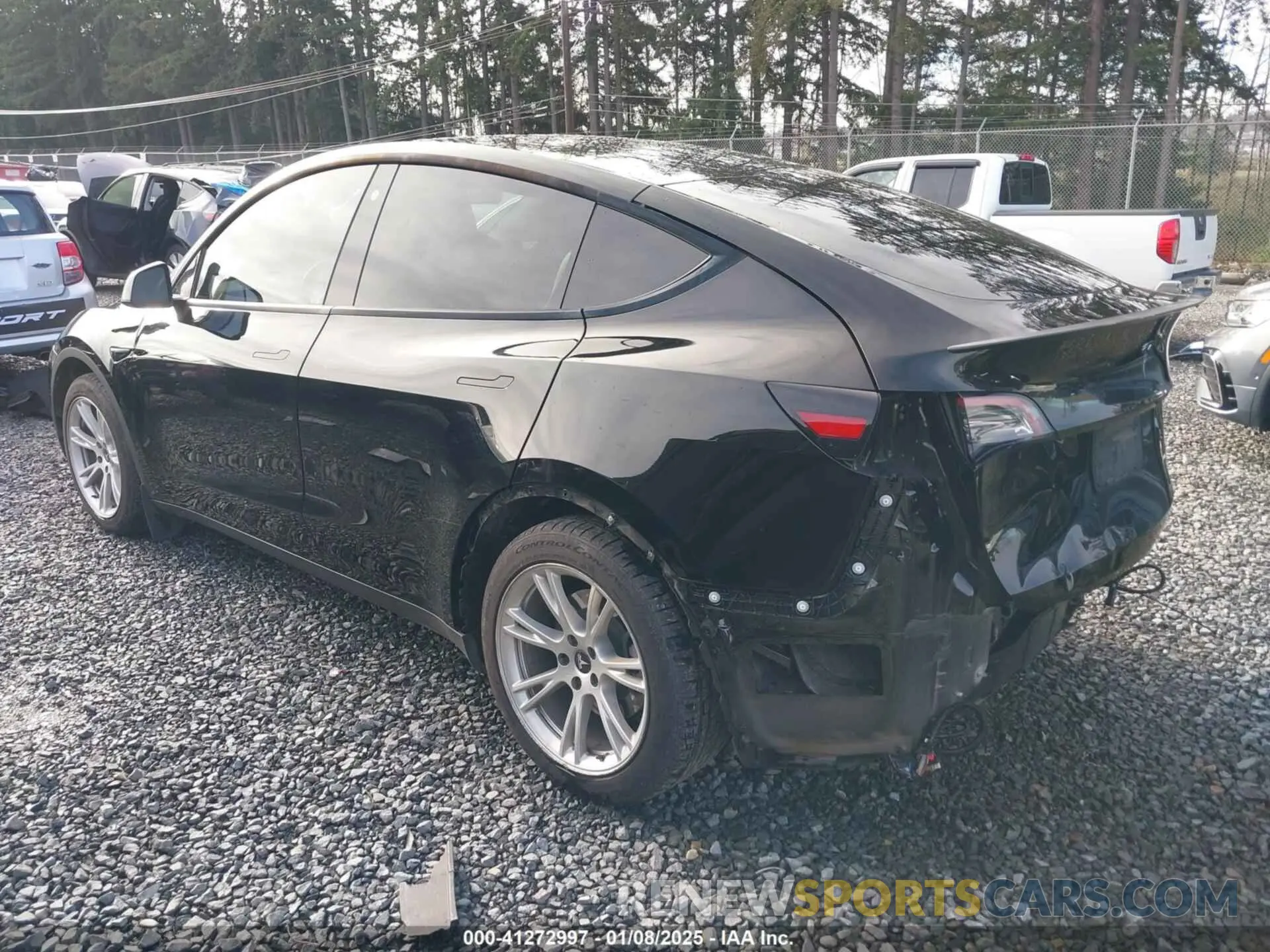 3 Фотография поврежденного автомобиля 5YJYGAEE6MF200557 TESLA MODEL Y 2021
