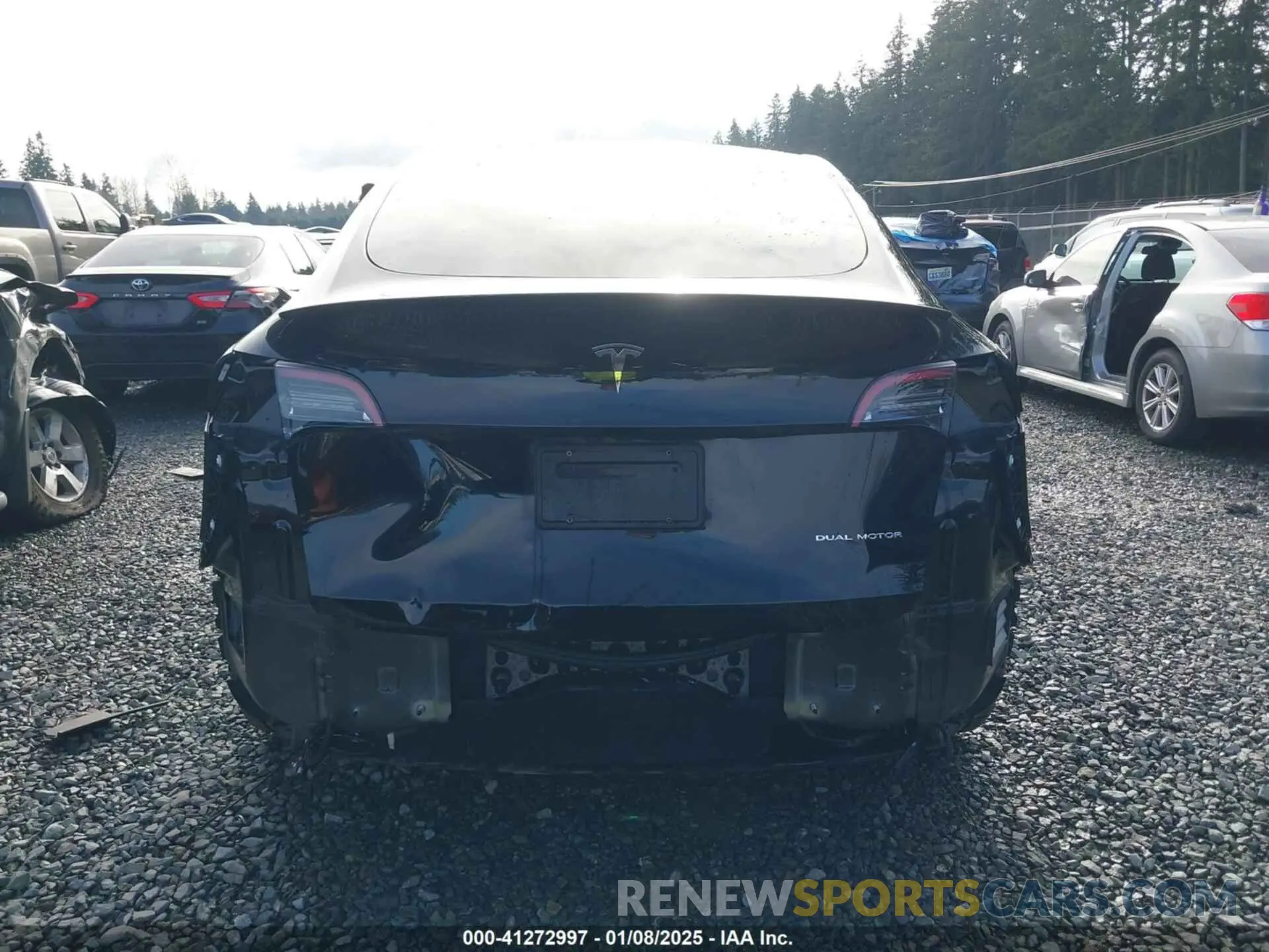 6 Фотография поврежденного автомобиля 5YJYGAEE6MF200557 TESLA MODEL Y 2021