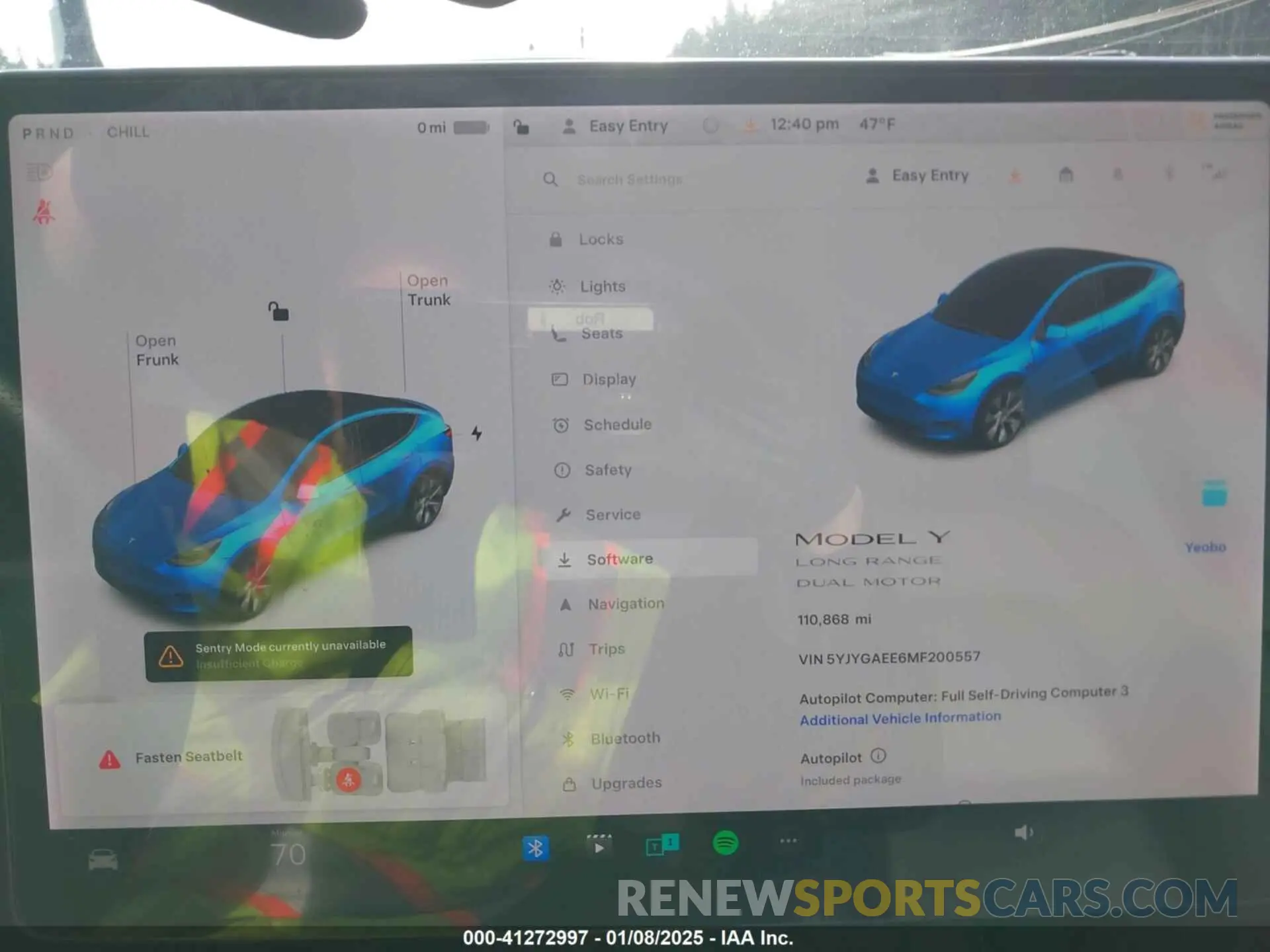 7 Фотография поврежденного автомобиля 5YJYGAEE6MF200557 TESLA MODEL Y 2021