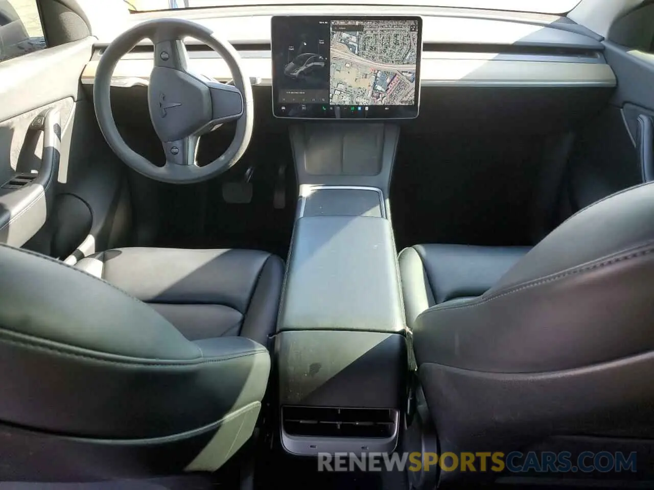 8 Фотография поврежденного автомобиля 5YJYGAEE6MF244347 TESLA MODEL Y 2021